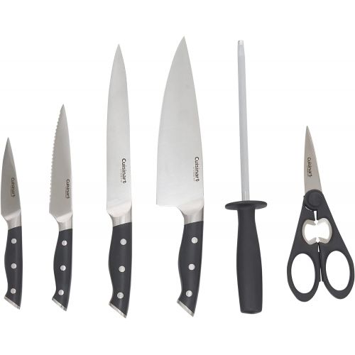  Cuisinart Knife Set Classic Nitrogen Forged Triple Rivet Cutlery 15-Piece Knife Block Set