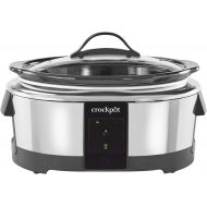 [아마존베스트]Crock-pot 2139005 6 Quart Slow Cooker Works with Alexa | Programmable Stainless Steel