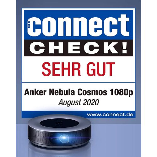  [아마존베스트]-Service-Informationen Anker Nebula Cosmos 1080p projector, home entertainment projector with 1080p, 900 ANSI lumens, Android TV 9.0, digital zoom, HLG, HDR10