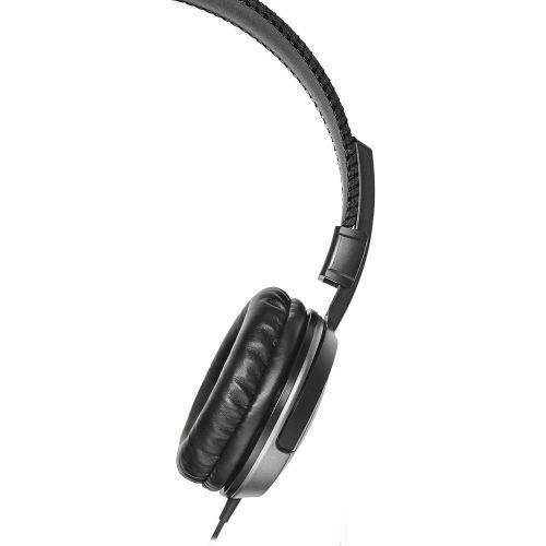 오디오테크니카 Audio-Technica AT-LP60XHP Fully Automatic Belt-Drive Turntable and Headphone Bundle, Gunmetal/Black, Hi-Fi, 2-Speed, With Intregrated 3.5 mm Headphone Jack & Volume Control