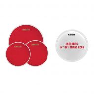 Evans Hydraulic Red Rock Pack (10, 12, 16) with 14 UV1 Coated Snare Batter (EPP-HRUV1-R)