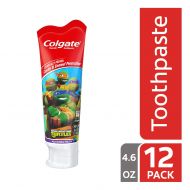 Colgate Kids Fluoride Toothpaste, Teenage Mutant Ninja Turtles - 4.6 ounce (12 Pack)