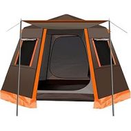 QXWJ 4-6 Person Camping Tent Portable Set Up Instant Tent Waterproof Windproof Automatic Pop Up Outdoor Sports Tent Camping Sun Shelters for Camping Hiking Mountaineering