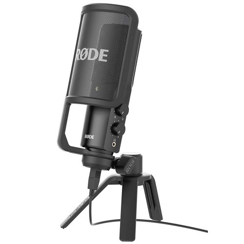 로데 [아마존베스트]Rode NT-USB Versatile Studio-Quality USB Cardioid Condenser Microphone,Black