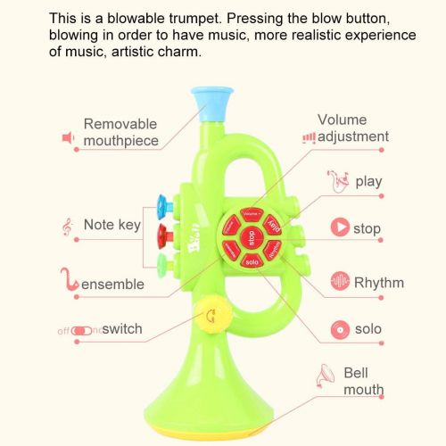  [아마존베스트]FenglinTech Trumpet Instrument Musical Toy