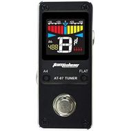 Aroma Guitar Tuner Pedal Chromatic for Guitar 6-7 strings and Bass 4-6 strings High Definition Color Screen Pitch 430-450Hz 4 Flat Options True Bypass Nano Size (AT07) …