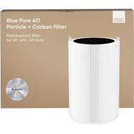 BLUEAIR Blue Pure 411 Auto, 411, 411+ Genuine Replacement Filter, Particle and Activated Carbon, fits Blue Pure 411 Auto, 411 and 411+ Air Purifiers