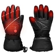 SNOW DEER Upgraded Heated Gloves for Men Women,Electric Ski Motorcycle Snow Mitten Glove Arthritis