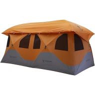 Gazelle Tents™, T8 Hub Tent, Easy 90 Second Set-Up, Waterproof, UV Resistant, Removable Floor, Ample Storage Options, 8-Person, Sunset Orange, 78