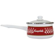 Golden Rabbit Enamelware - Campbells Soup Pattern - Small 5 cup Sauce Pan