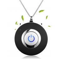 CORST Personal Mini Air Purifier Necklace For Home,Portable Small Wearable Necklace Negative Ion Air Purifier For Kids,Adults,Bedroom, Travel, Office,Outdoors (Black)