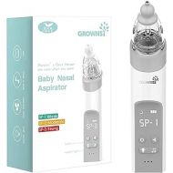 GROWNSY Baby Nasal Aspirator Baby Nose Sucker Nose Sucker for Baby - Baby Nose Cleaner, Automatic Nose Sucker for Infants, Rechargeable, with Music & Light Soothing Function