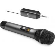 [아마존베스트]Wireless Microphone, TONOR UHF Metal Cordless Handheld Mic System with Rechargeable Receiver, for Karaoke, Singing, Party, Wedding, DJ, Speech, 200ft (TW-620)