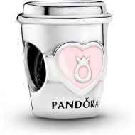 Pandora Jewelry Take a Break Coffee Cup Charm - Fun, Original Charm Charm Bracelets - Perfect Charm for Mom, Sister, Daughter & More - Sterling Silver, With Gift Box