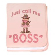 CafePress - Cowgirl Call Me Boss - Baby Blanket, Super Soft Newborn Swaddle