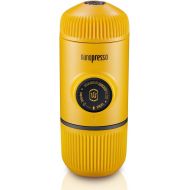 Wacaco Nanopresso Portable Espresso Maker, Upgrade Version of Minipresso, 18 Bar Pressure, Mini Travel Coffee Machine, Manually Operated, Perfect for Camping and Hiking, Yellow