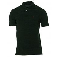 Polo Ralph Lauren Mens Polo Shirt Classic Fit (XXL, Black Heather)
