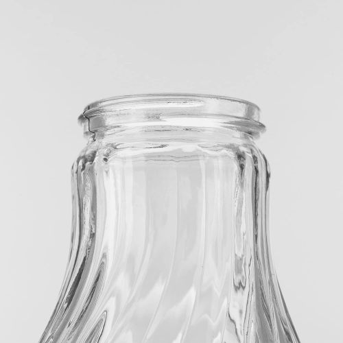  Westmark Sahnegiesser/Honigspender, Fassungsvermoegen: 250 ml, Glas/Rostfreier Edelstahl, Berlin, Transparent/Silber, 65302260