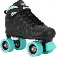 [아마존베스트]Lenexa Hoopla Kids Roller Skates for Kids Children - Girls and Boys - Kids Rollerskates - Childrens Quad Derby Roller Skate for Youths Boy/Girl - Kids Skates (Black w/Blue Wheels)