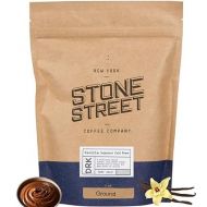 Stone Street Cold Brew Flavored Coffee, Natural Vanilla Hazelnut Flavor, Low Acid, 100% Colombian, Gourmet Coffee, Coarse Ground, Dark Roast, 1 LB