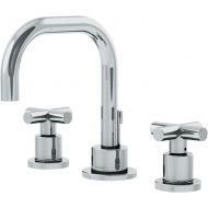 Symmons SLW-3512-H3-1.0 Dia Widespread 2-Handle Bathroom Faucet with Drain Assembly in Polished Chrome (1.0 GPM)