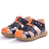 Mobnau Kids Toddler Hiking Leather Closed Toe Sandals for Boys