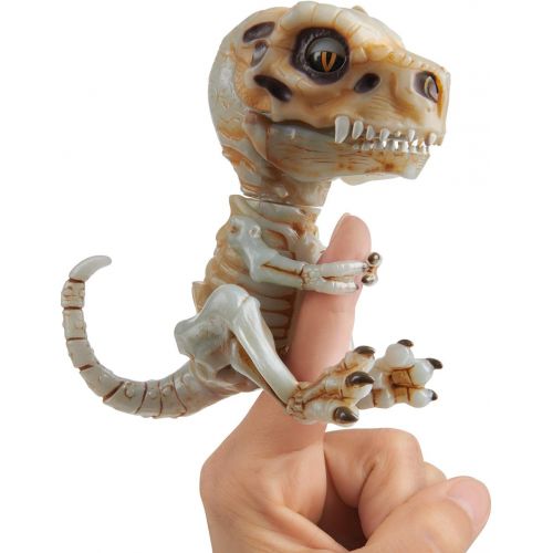  WowWee Untamed Skeleton T-Rex by Fingerlings  Doom (Ash)  Interactive Collectible Dinosaur