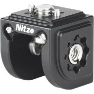 Nitze Camera Mount Cube Adapter (Four Sided) Camera Mount Adapter with 1/4” Locating Holes, 3/8” ARRI Locating Holes, 3/8” to 1/4” Thread Adapter, 1/4” Screws, 3/8” Screws and Locating Pins - N82A