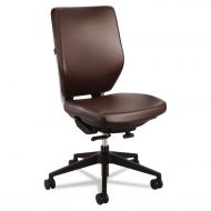 Safco Sol Task Office Chair in Brown Vinyl