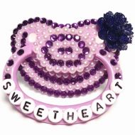 Baby Bear Pacis Adult PacifierSweetheart Purple Adult Paci (DDLG/ABDL)