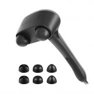 Naipo Handheld Massager Double Head Percussion Massager Electric with 6 Interchangeable...
