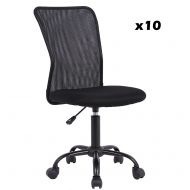 BestOffice Mesh Office Chair (Black, 10)