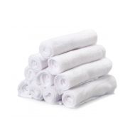 Spasilk SpaSilk Washcloths, White,10-Count