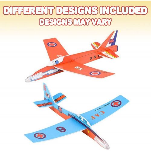  ArtCreativity Fighter Jets 3D Puzzle Set - Pack of 24-7 Inch Various Jet Design Schemes - Airplane Theme Party Activity - Great Party Favor, Summer Fun, Gift Idea for Boys and Girl