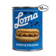 Loma Blue Loma Linda Blue - Plant-Based - Simple Franks (20 oz.) (Pack of 12) - Kosher