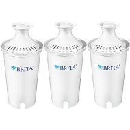 Brita Standard Water Filter, BPA-Free, Replaces 1,800 Plastic Water Bottles a Year, Lasts Two Months or 40 Gallons, Includes 3 Filters, Kitchen Essential