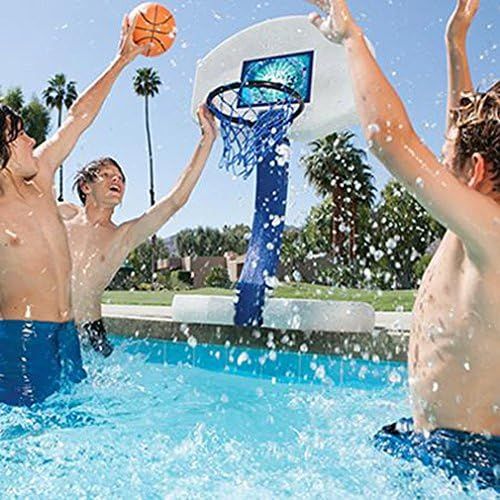 스윔웨이즈 SwimWays 2 In 1 Pool Sport Combo Set - Outdoor Volleyball & Basketball Net For Swimming Pool