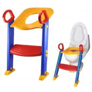 Keraiz New Portable Baby Toilet Ladder | Potty Training Foldable Kids Comfortable Toilet Seat | Stable...