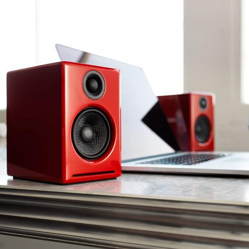  Audioengine A2+ 60W Active Desktop Speaker Integrated DAC & Analogue Amplifier Direct USB connection, 3.5 mm jack and RCA inputs Cable included
