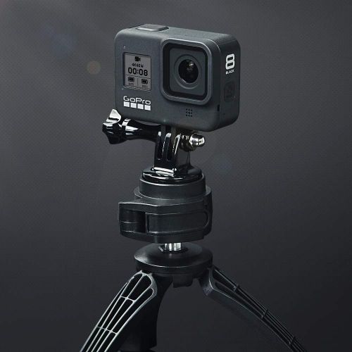  Sametop Tripod Mount Adapter Screw Mount Compatible with GoPro Hero 10, 9, 8, 7, 6, 5, 4, Session, 3+, 3, 2, 1, Hero (2018), Fusion, DJI Osmo, Sjcam, Xiaoyi Action Cameras (5 Packs