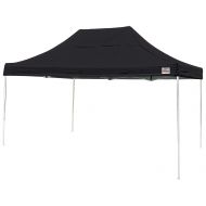 ShelterLogic Easy Set-Up 10 x 15-Feet Straight Leg 50+ UPF Protection Pop-Up Canopy with Roller Storage Bag for the Beach, Park, Tailgating, and Other Outdoor Activities, Black