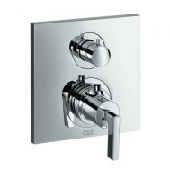 AXOR 39720001 Citterio Thermostatic Trim with Volume Control and Diverter Lever Handle, Chrome