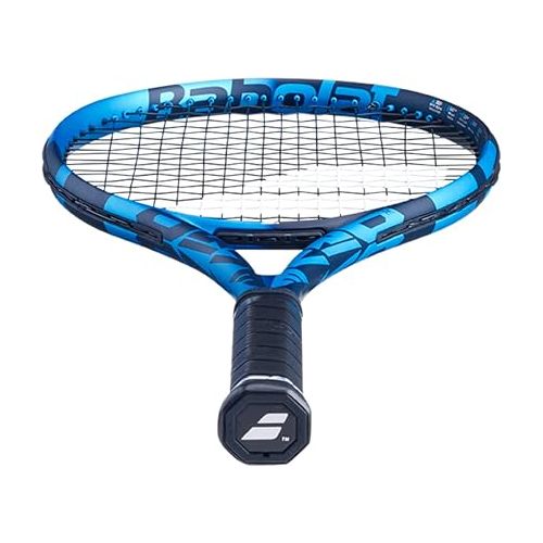바볼랏 Babolat Pure Drive Tennis Racquet (10th Gen) - Strung with 16g White Babolat Syn Gut at Mid-Range Tension