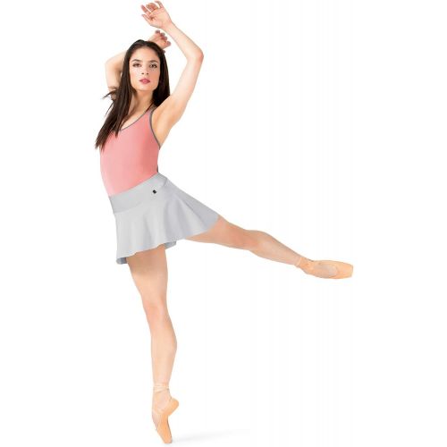  Mariia Womens Polina Hi-Lo Comfort Ballet Pull On Skirt