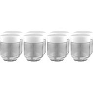 [아마존베스트]Euro Cuisine Glass Jars for Yogurt Maker, Set of 8