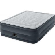 Intex Comfort Plush Elevated Dura-Beam Airbed with Built-In Electric Pump, Bed Height 22, Queen