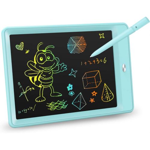  [아마존베스트]KOKODI LCD Writing Tablet, 10 Inch Colorful Toddler Doodle Board Drawing Tablet, Erasable Reusable Electronic Drawing Pads, Educational and Learning Toy for 2-6 Years Old Boy and G