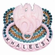 Baby Bear Pacis Adult Pacifier,Khaleesi White Dragon Adult Paci (DDLG/ABDL)