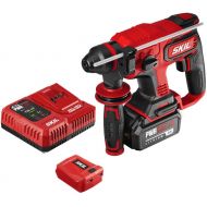 Skil PWRCore 20 Brushless 20V 7/8 Rotary Hammer Kit, Includes 5.0Ah Battery, PWRJump Charger and PWRAssit USB Adapter - RH1704-1A