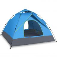 Amagoing 3-4 Person Camping Tent Instant Setup Tent Double Layer Waterproof for 3 Seasons